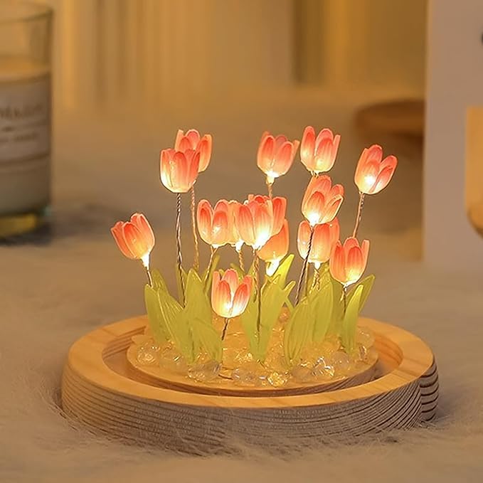 Lámpara Redonda de Tulipanes 💡