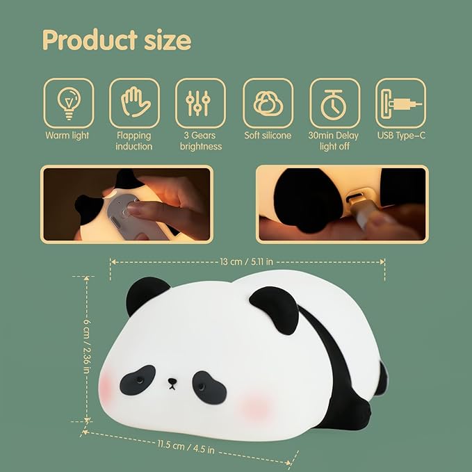 Lampara LED Pandaluz 🐼💡